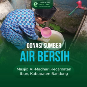 Donasi Sumber Air Bersih Masjid Al-Madhari